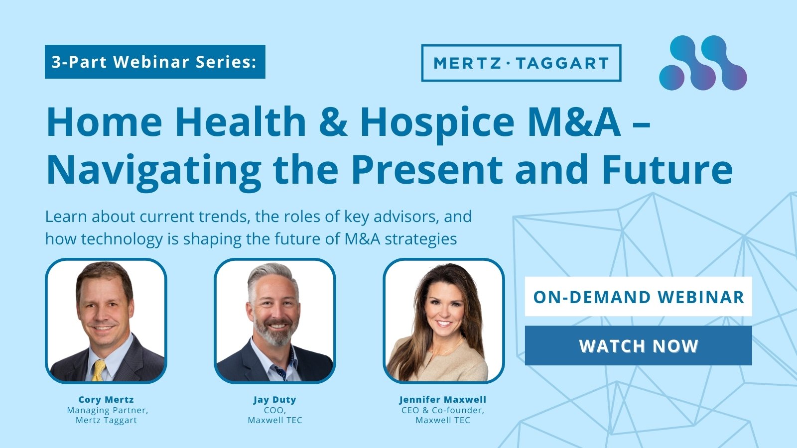 Home Health and Hospice M&A Webinar